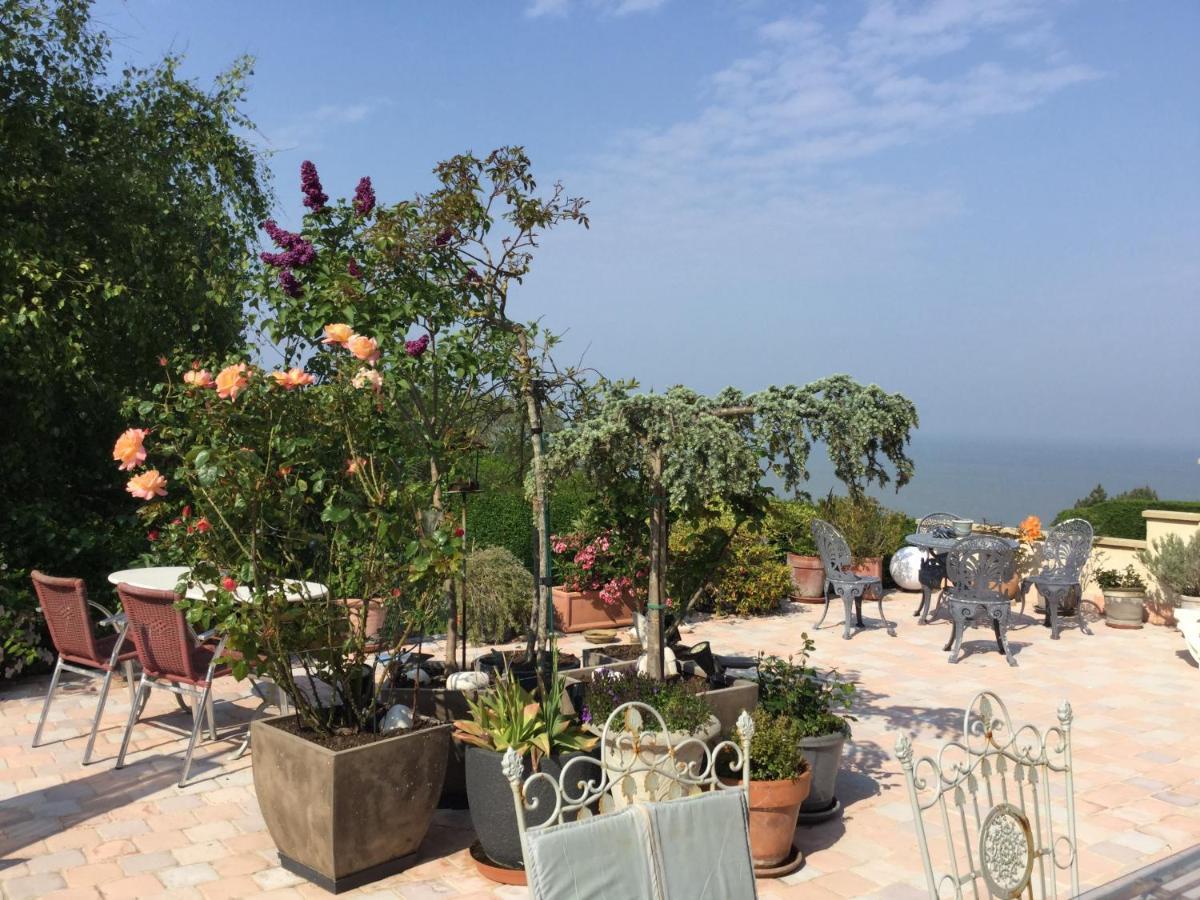 Appartement Terrasse Face Mer Villerville Esterno foto