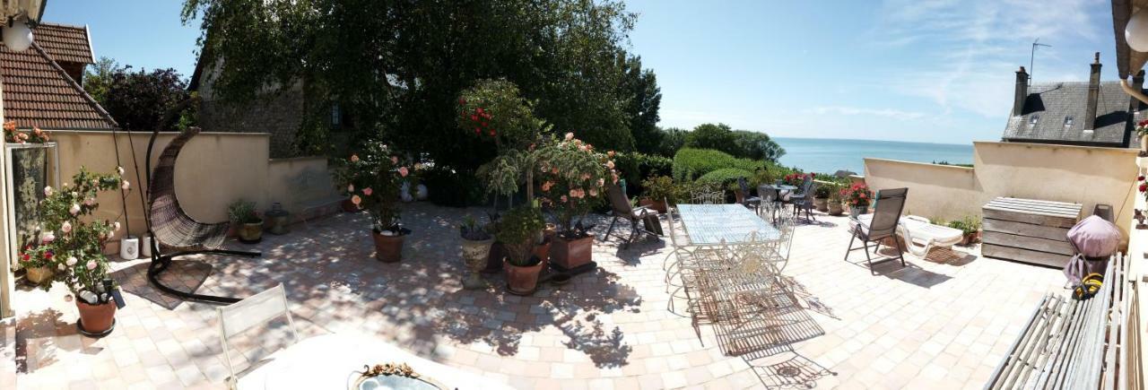Appartement Terrasse Face Mer Villerville Esterno foto