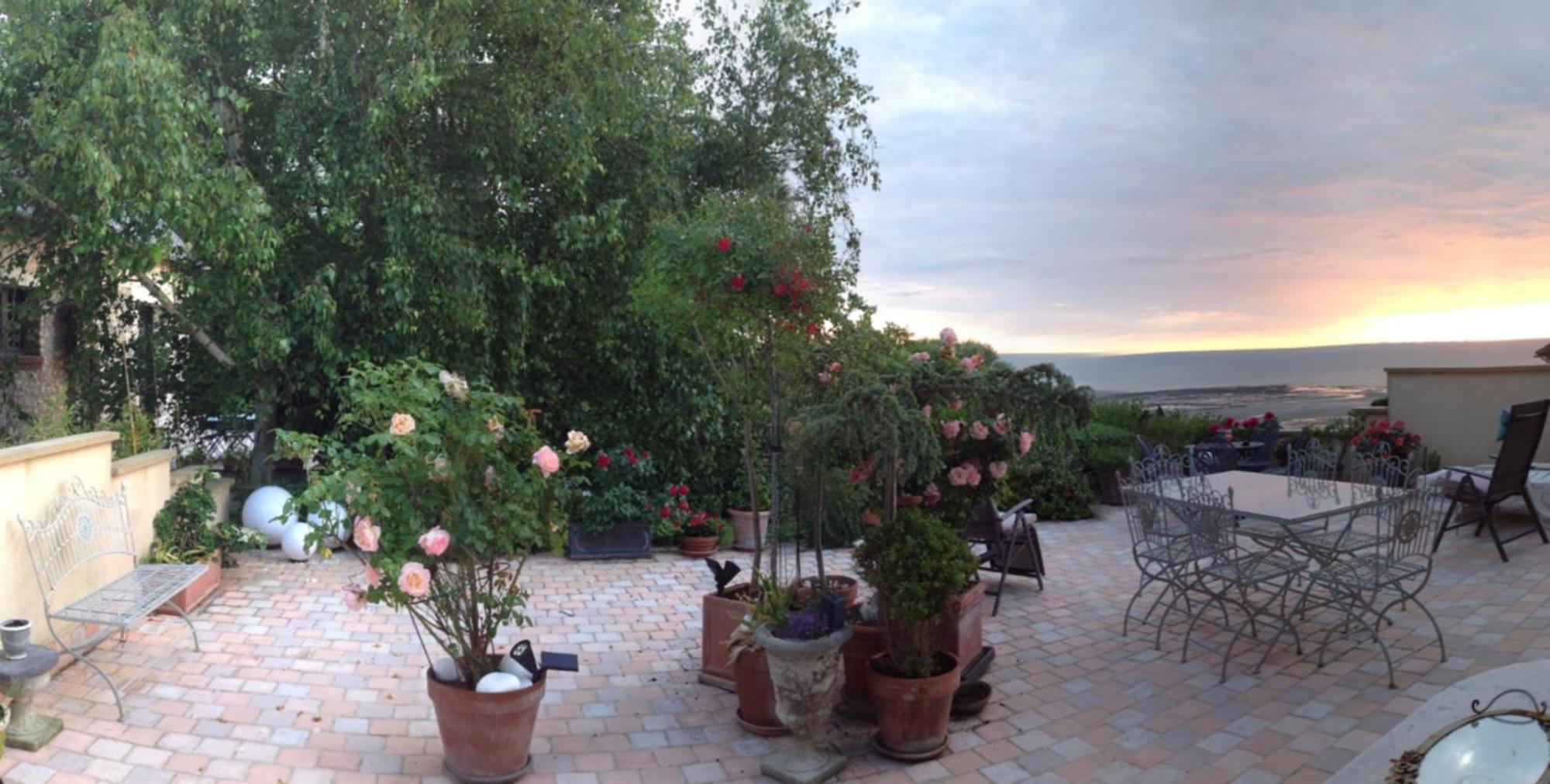 Appartement Terrasse Face Mer Villerville Esterno foto